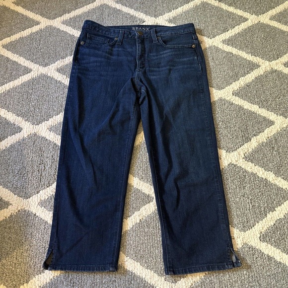 Spanx The Slim-X Casual Capri Jeans Women’s Size 28 - Picture 1 of 10